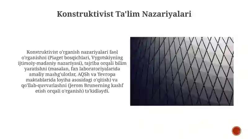 Konstruktivist Ta'lim Nazariyalari 3
