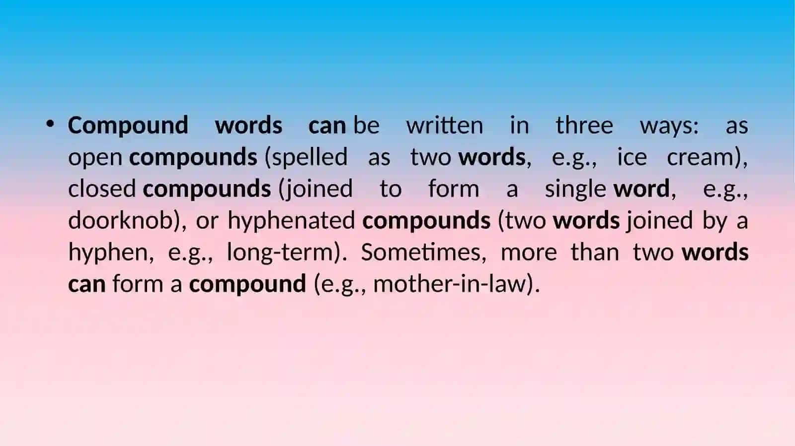 Compound Words 3