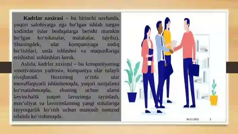 Kadrlar zahirasi bilan ishlash 3