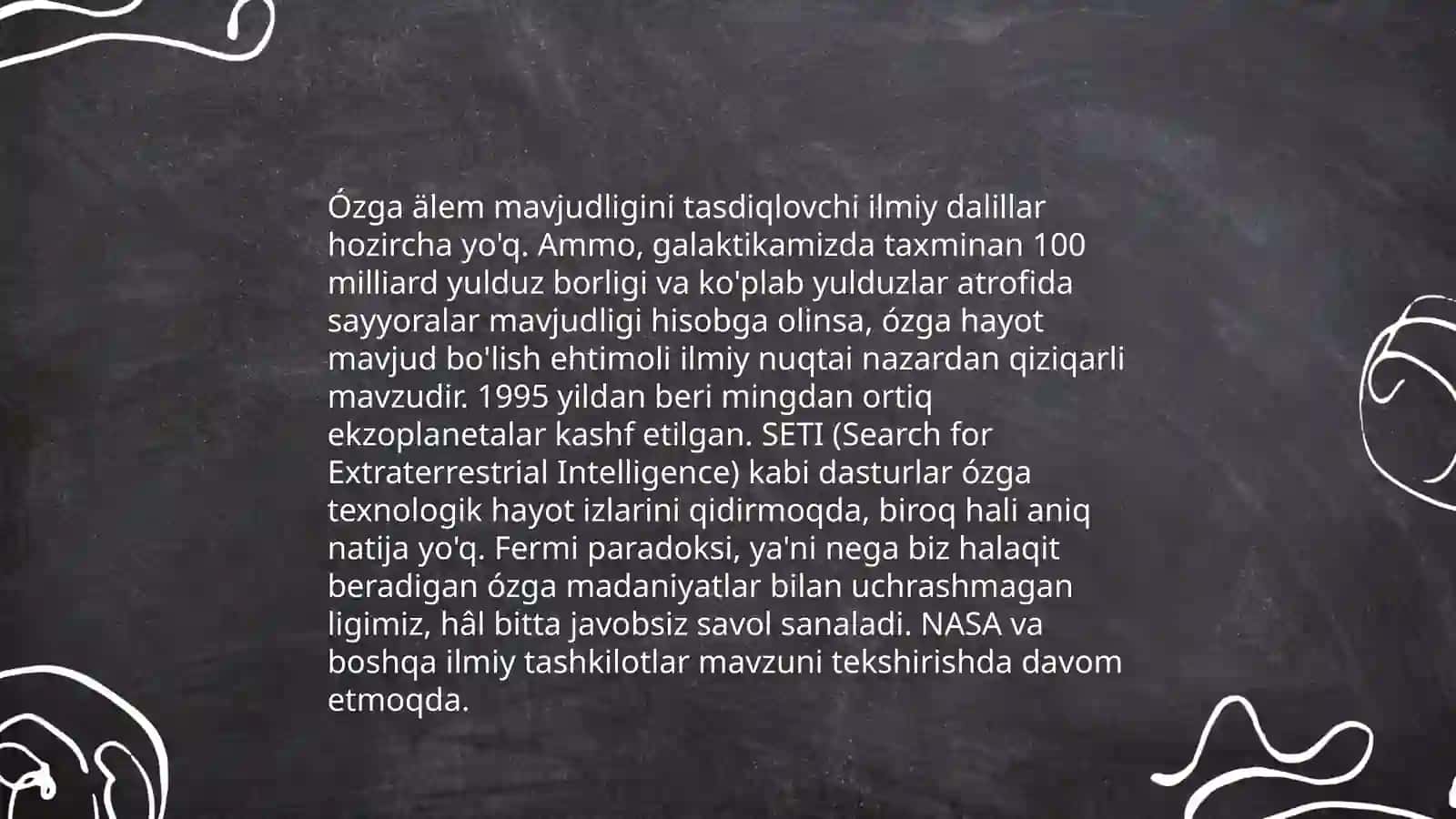 Ózga älem bar mı? 3
