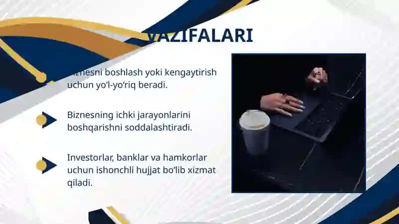 BIZNES REJA ISHLAB CHIQISH 3
