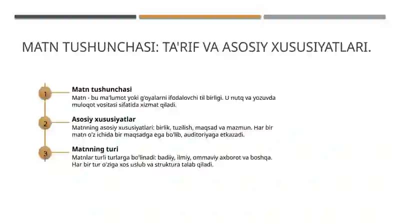 Matn va uning turlari 3