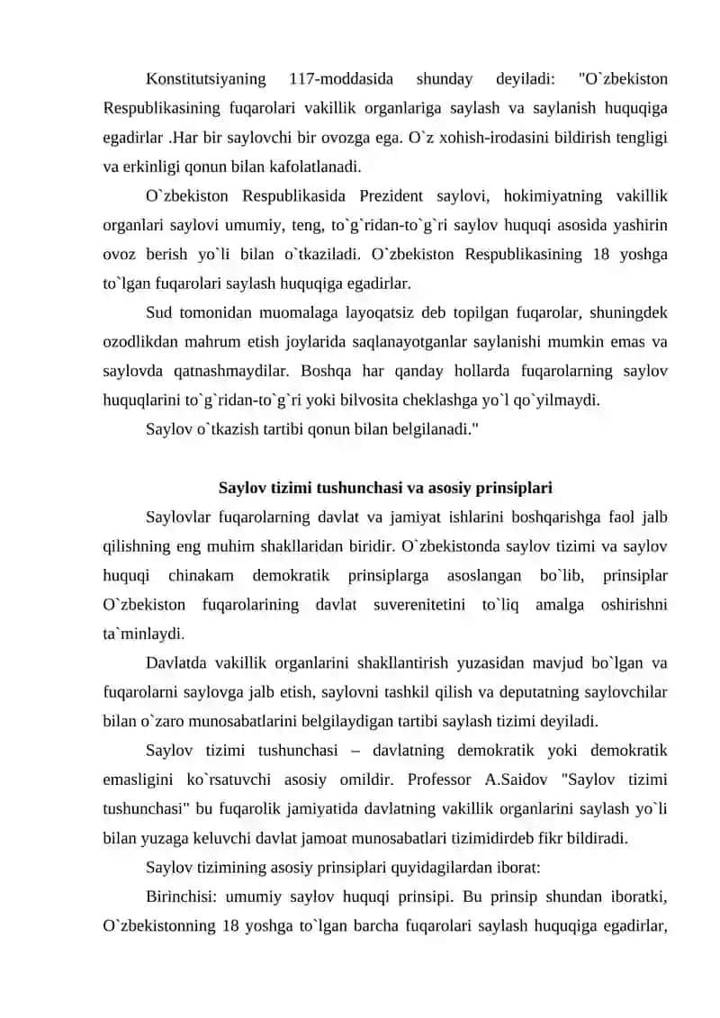 Saylov huquqi va saylov tizimi 3