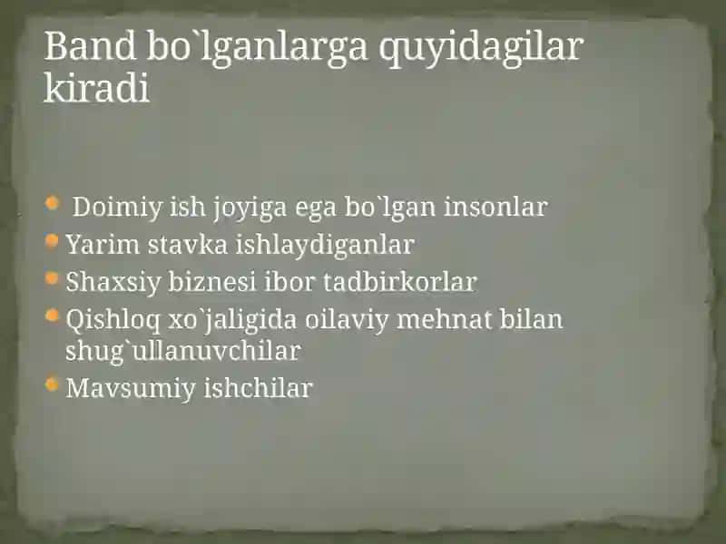 Aholi bandligi va ishsizlik turlari 3