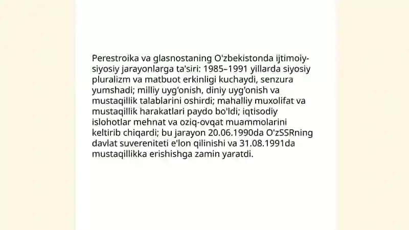 O'zbekistondagi Ijtimoiy-Siyosiy Jarayonlar 3