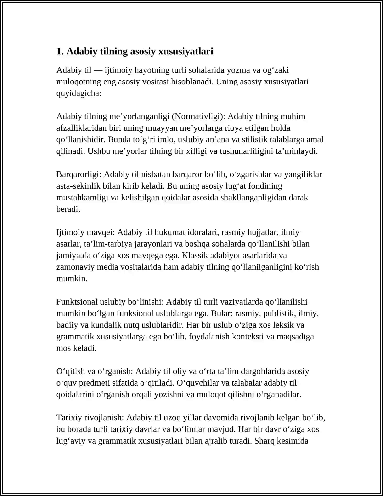 ADABIY TIL MEYORLARI 3