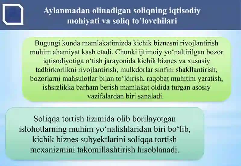 Aylanmadan olinadigan soliq 3