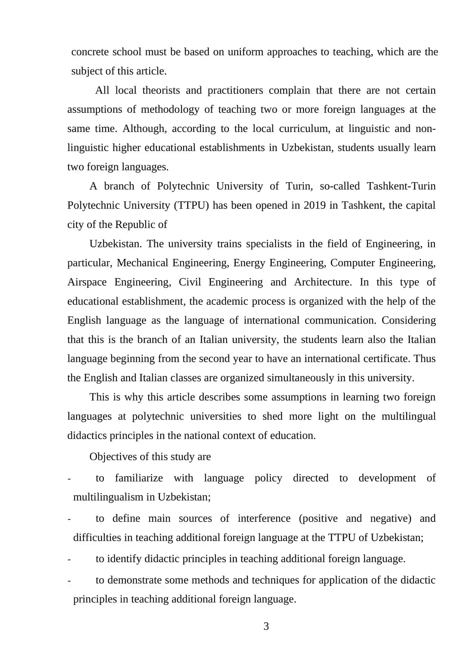 COMMUNICATIVE AND PEDAGOGICAL PRINCIPLES OF INDEPENDENT LEARNING IN FOREIGN LANGUAGE TEACHING 3