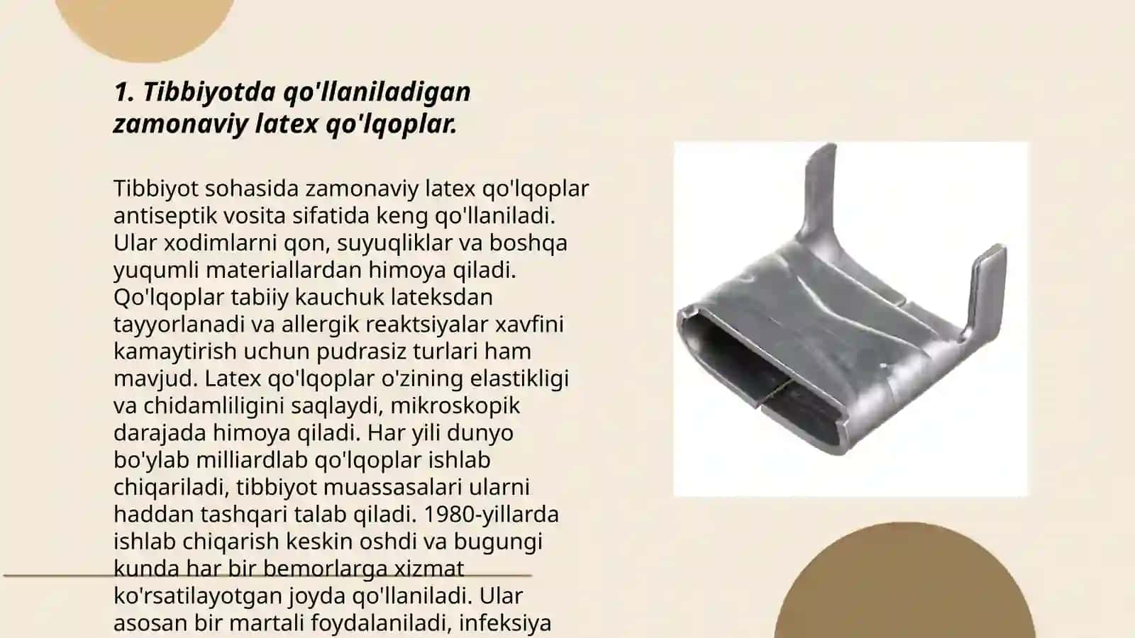 Zamonaviy Latex Qo'lqoplar 3