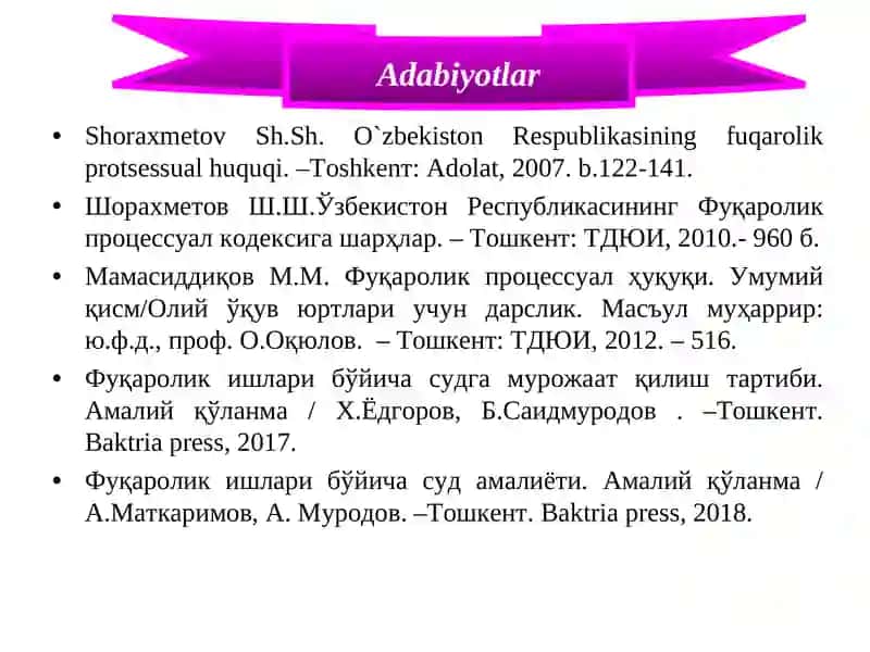 FUQAROLIK ISHLARINING TAALLUQLILIGI VA  SUDLOVLILIGI 3