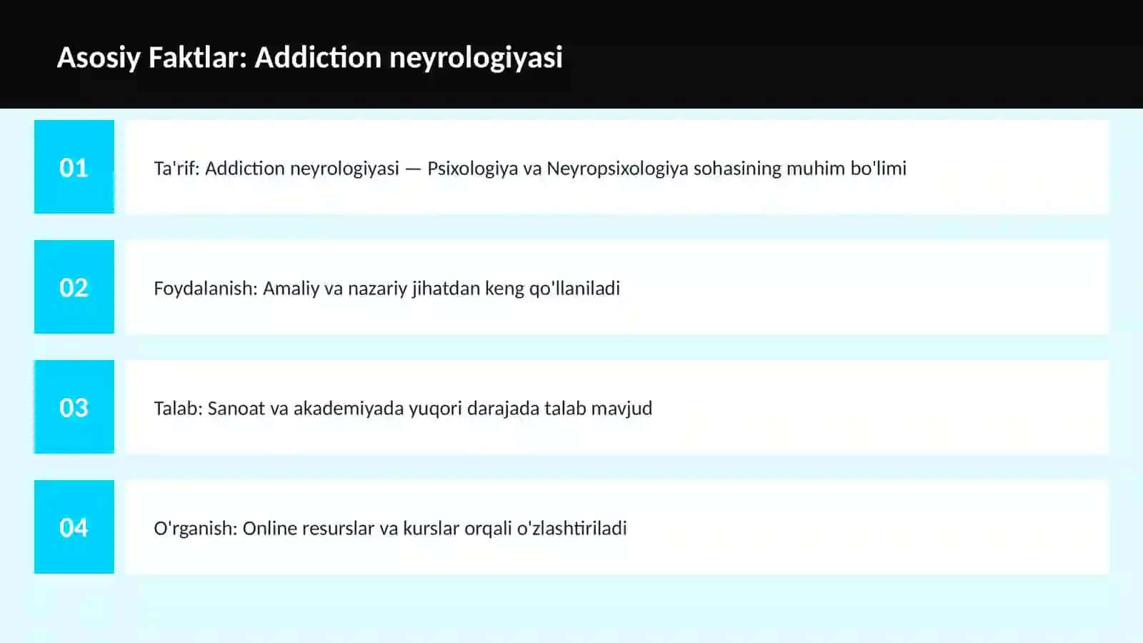 Addiction neyrologiyasi 3