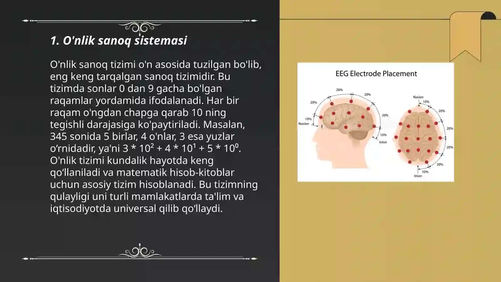 O'nlik sanoq sistemasi 3