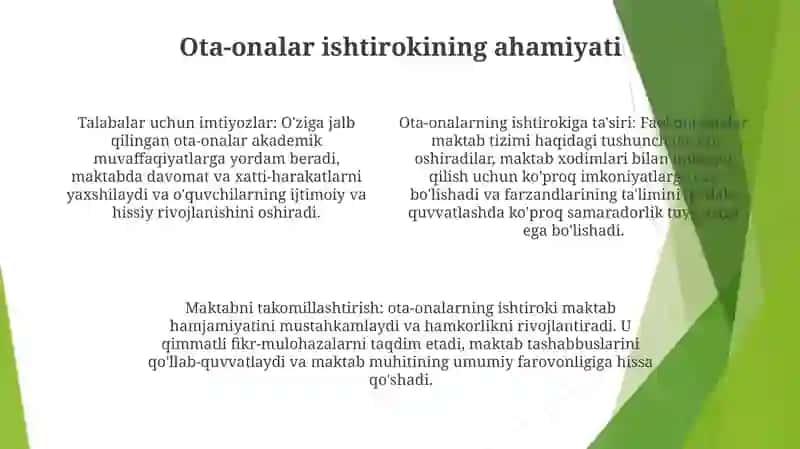 Maktab Boshqaruvida Ota-Onalarning Faol Ishtirokini Ta'Minlash 3
