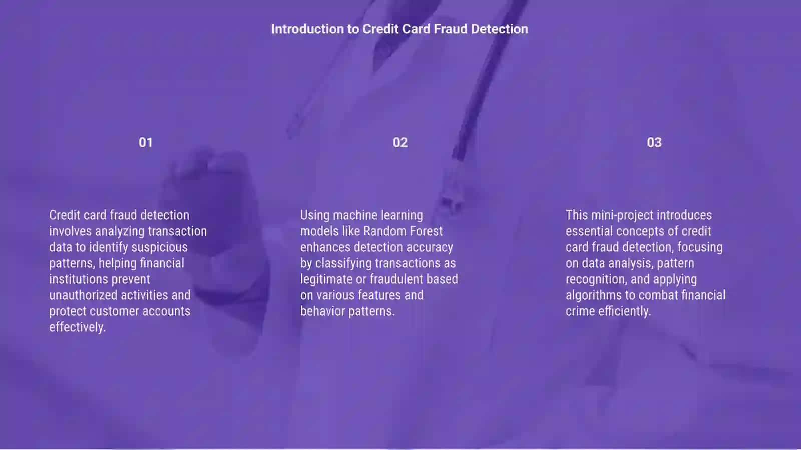 Credit Card Fraud Detection (Mini) 3