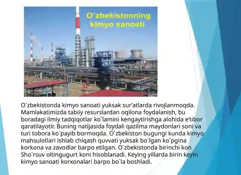 O’zbekistonda Kimyosanoati 3