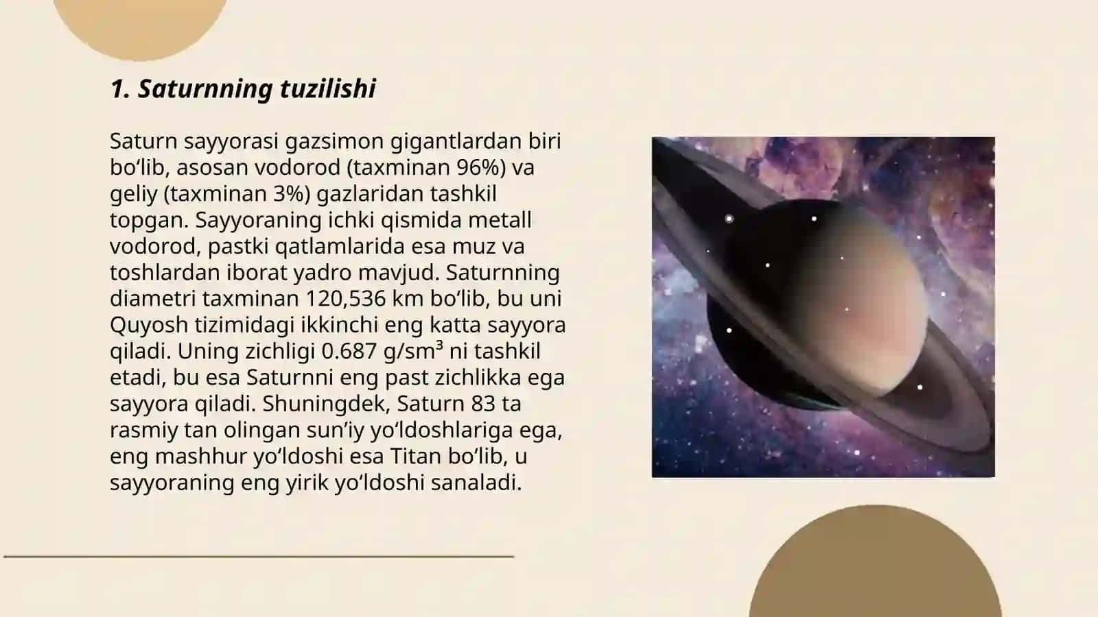 Saturnning fizik tabiati 3