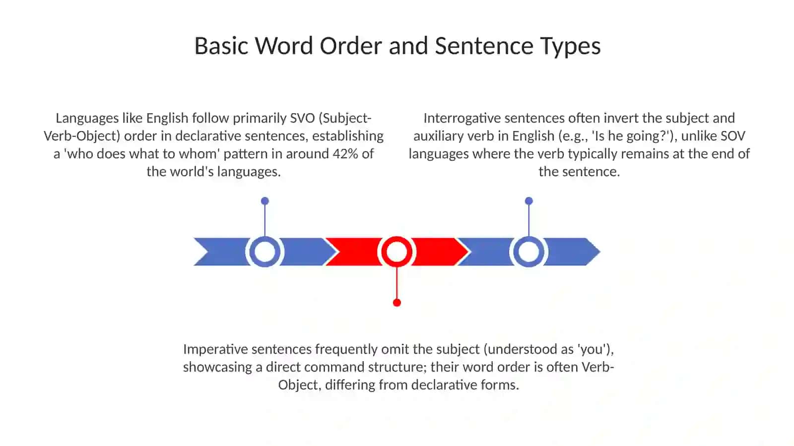 Word order in differnt type of sentence 3