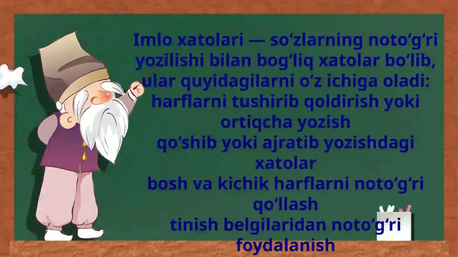 Imlo va uslubiy xatolar 3