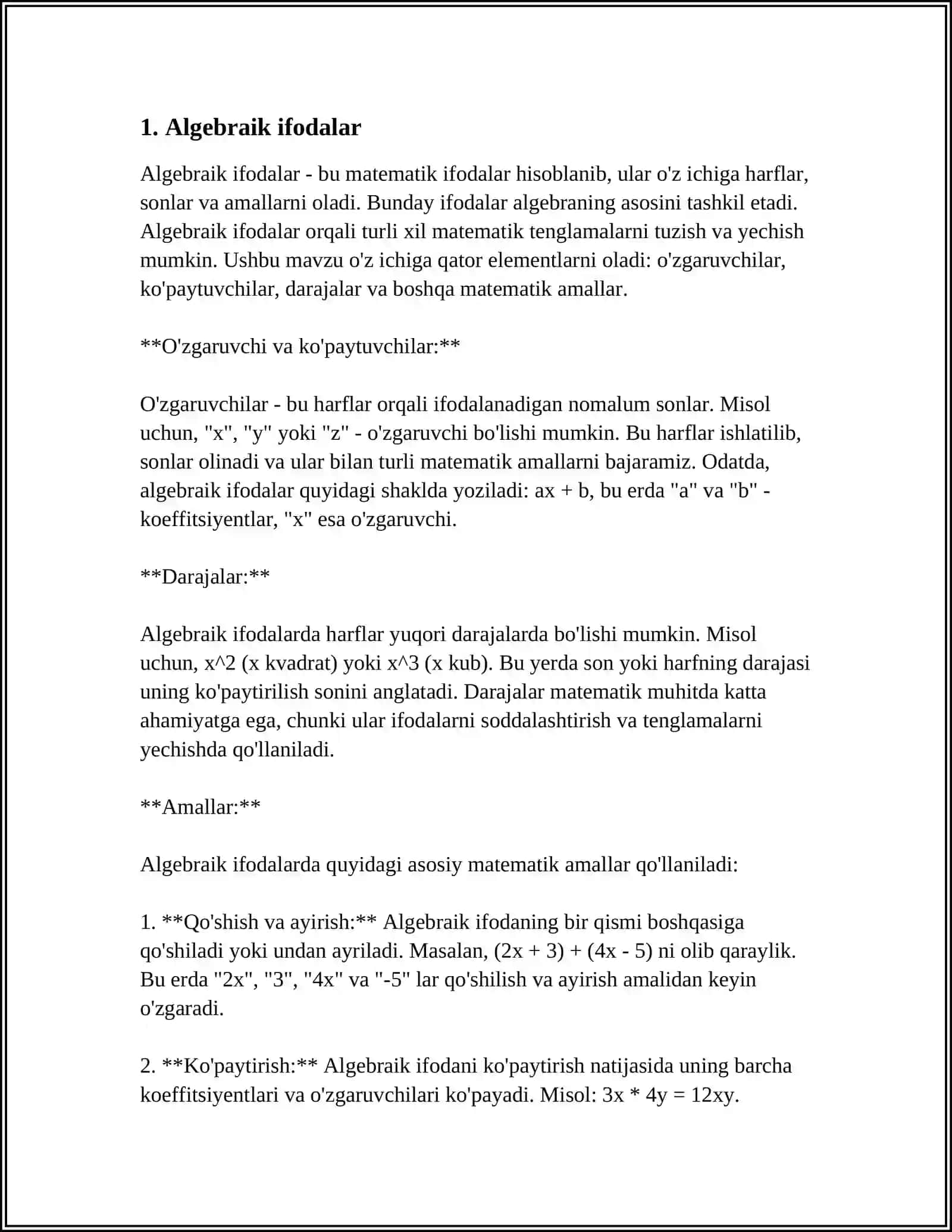 MATEMATIKADAN TOʻGARAKLARNI OʻTKAZISH METODIKASI 3