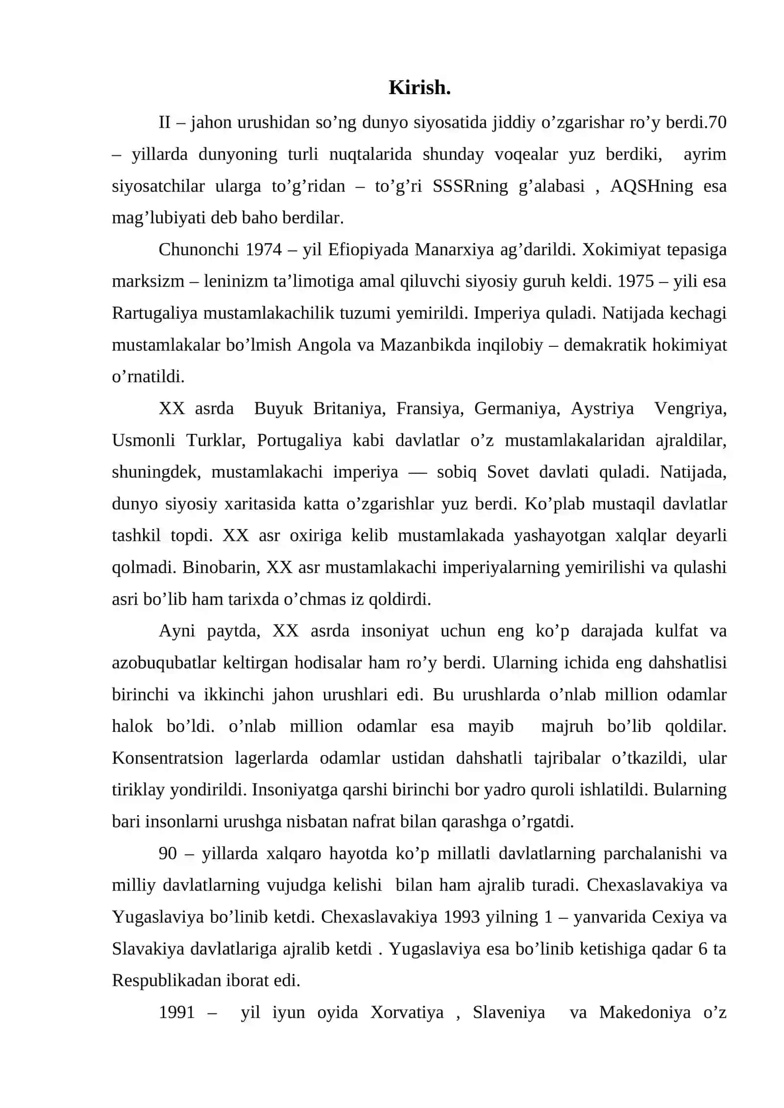 Yusupboyeva Nasibaning “Eng yangi tarix” 3
