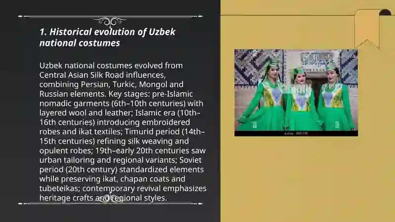 Uzbek National Costumes 3
