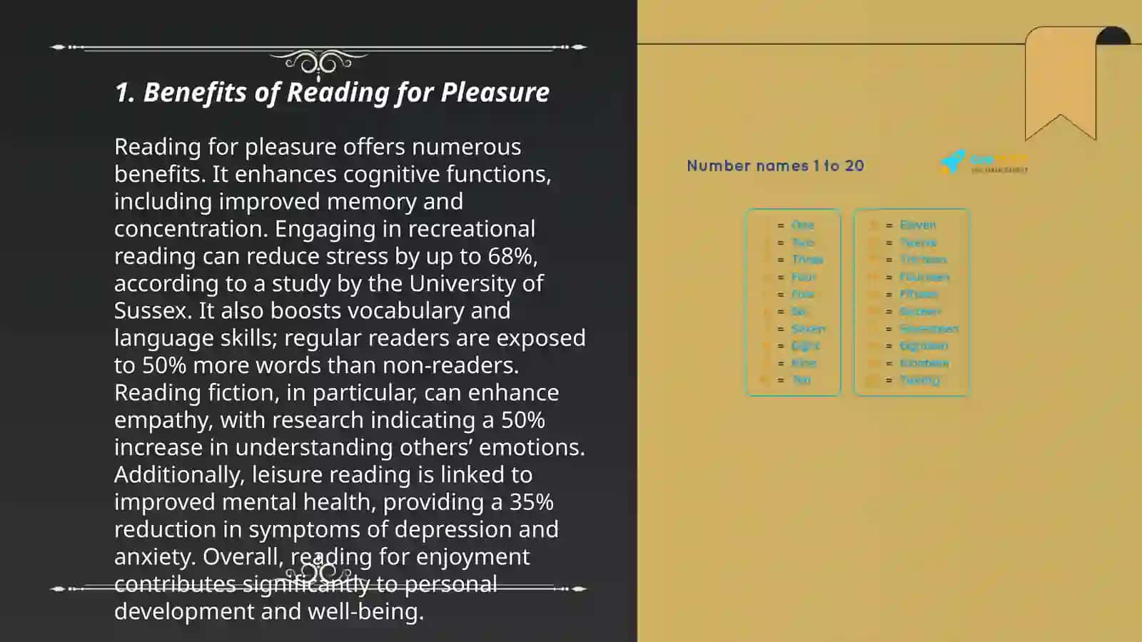 Reading for pleasure a door to success 3
