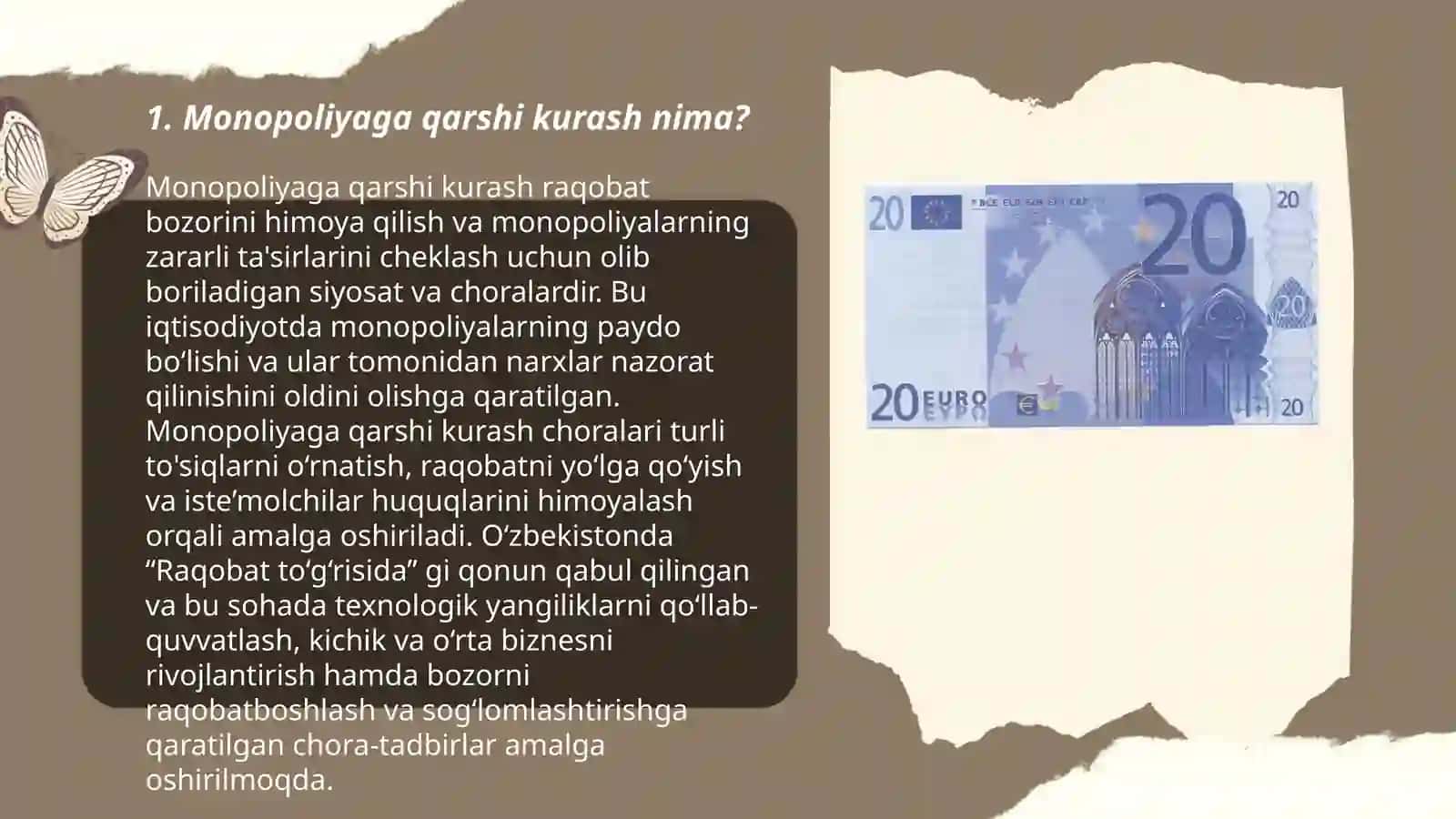 Monopoliyaga qarshi kurash nima? 3