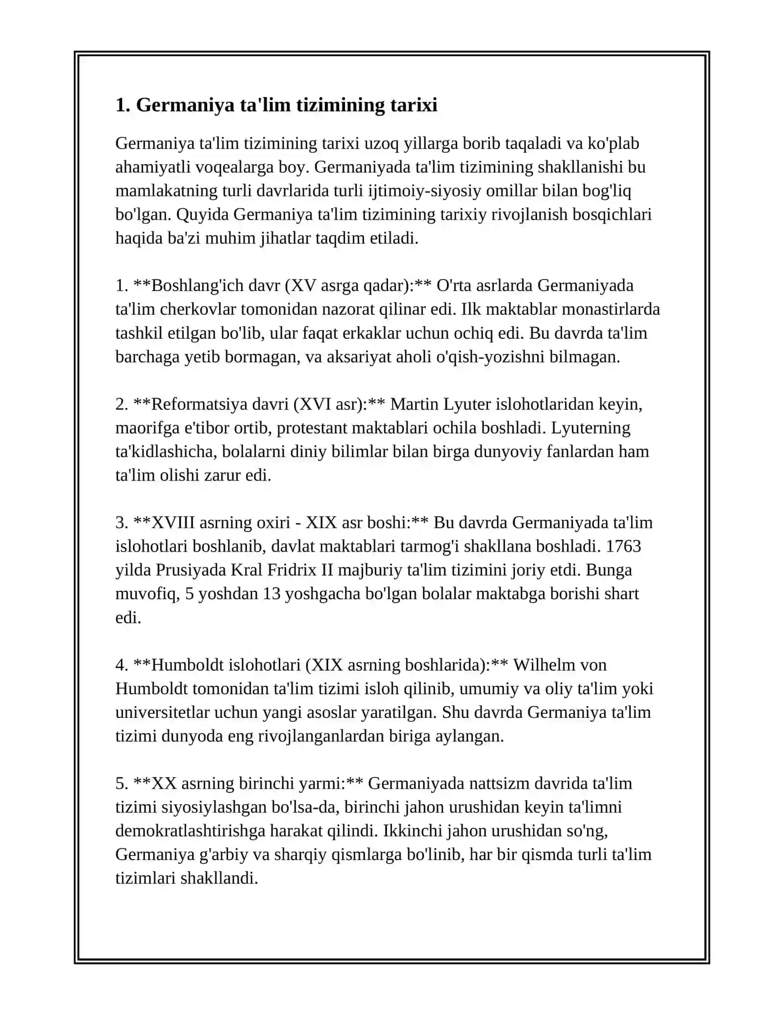 REFERAT Mavzu: GERMANIYA DUAL TA'LIM TIZIMI 3