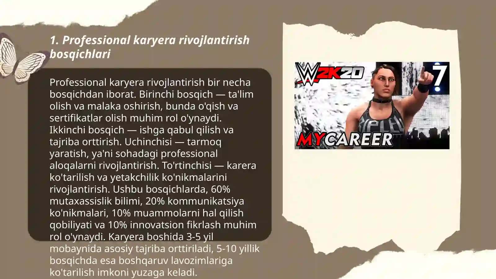 PROFESSIONAL KARYERAM TRENING DASTURI 3