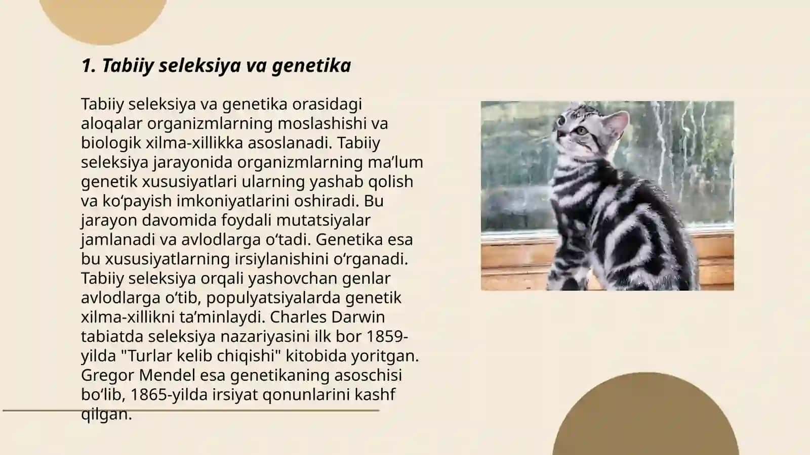Tabiiy seleksiya va genetika 3