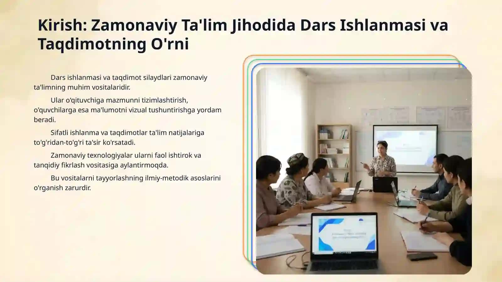 Dars ishlanmasi va taqdimot silaydlari tayyorlash 3