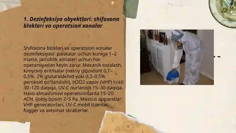 Dezinfeksiya obyektlari va turlari 3