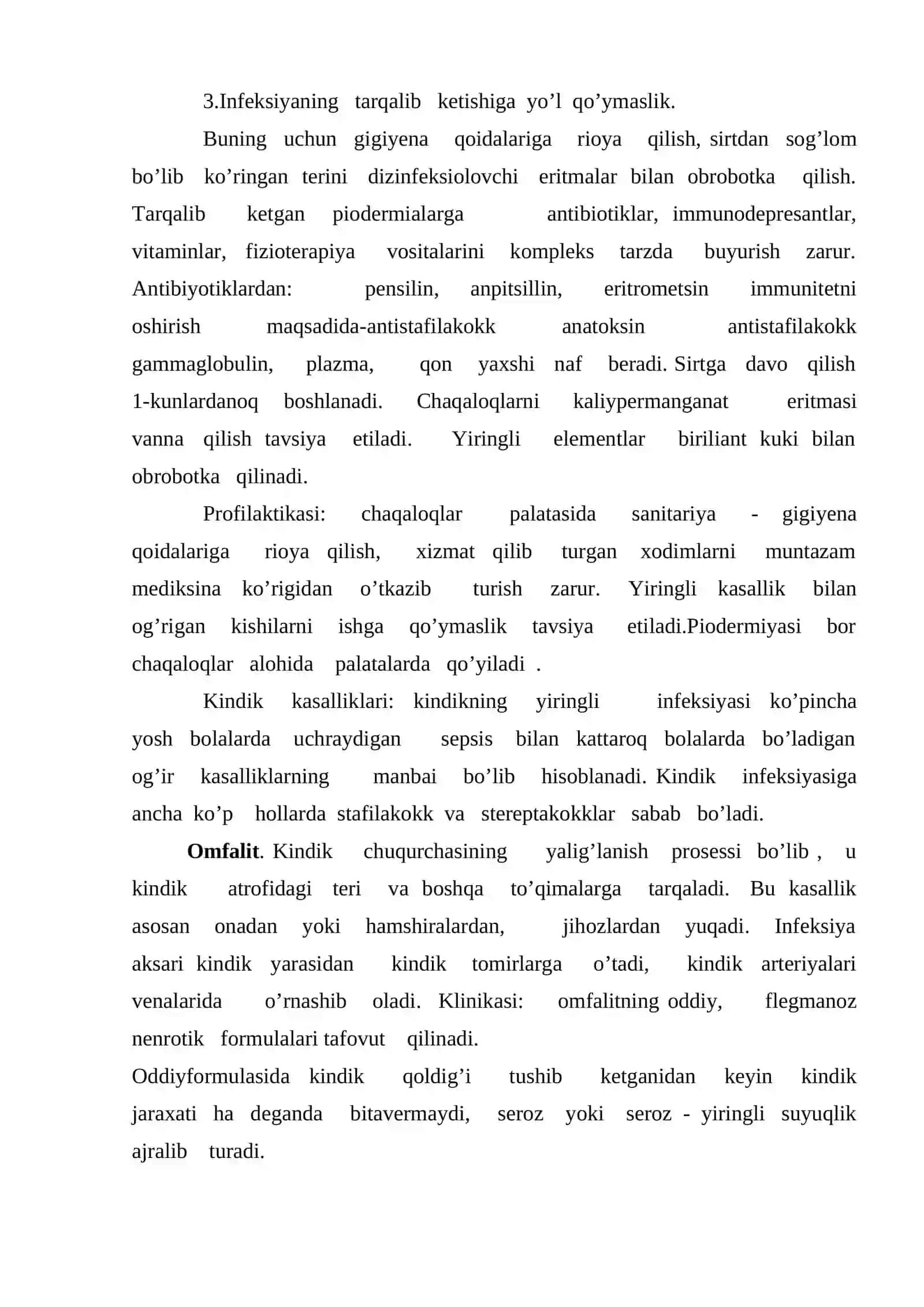 Teri va kindik kasalliklari sepsis 3