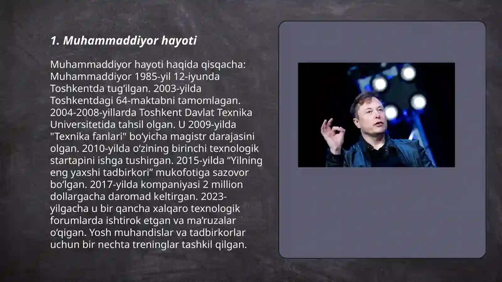 Muhammaddiyor hotirasi 3