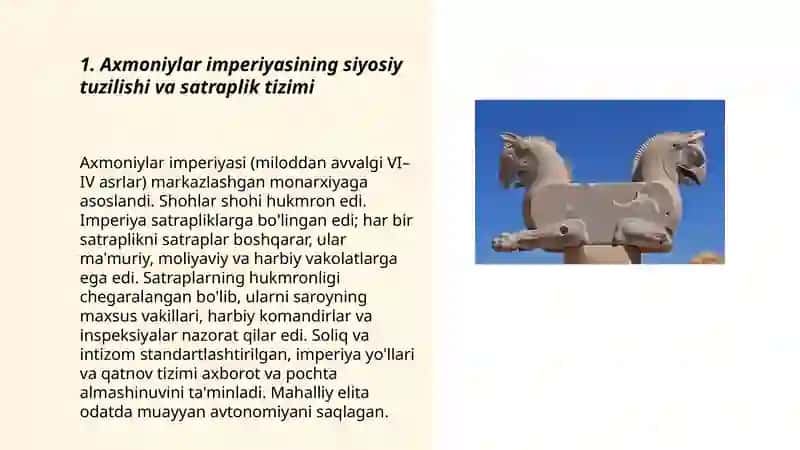 Axmoniylar va Ellinistik an’analar. Jo’rabek G’uzorov 3