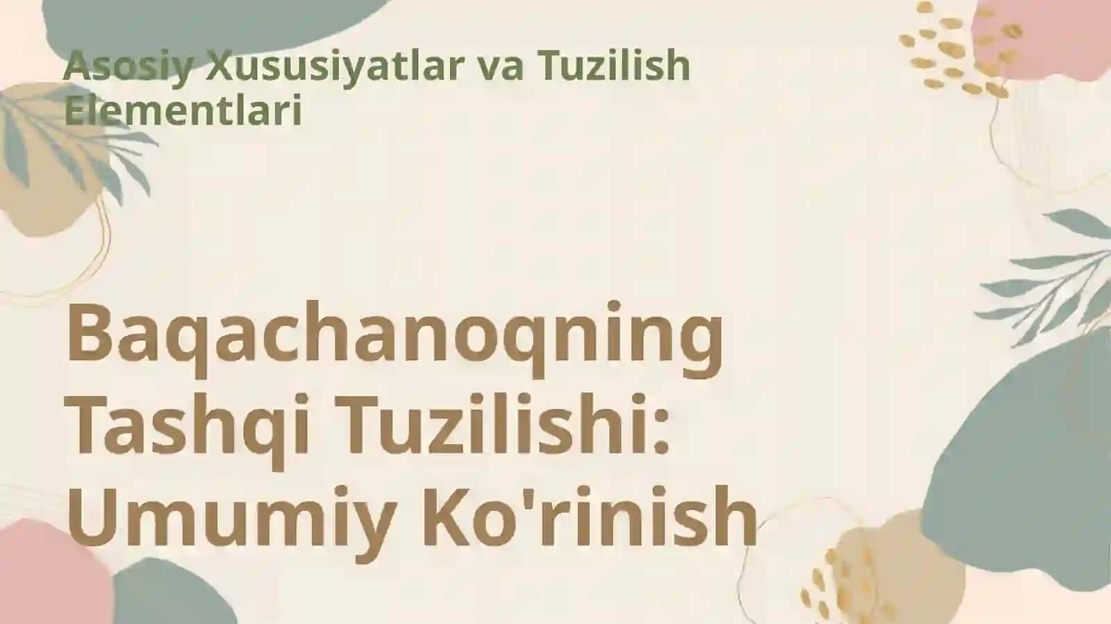 Baqachanoq tashqi tuzilishi 3