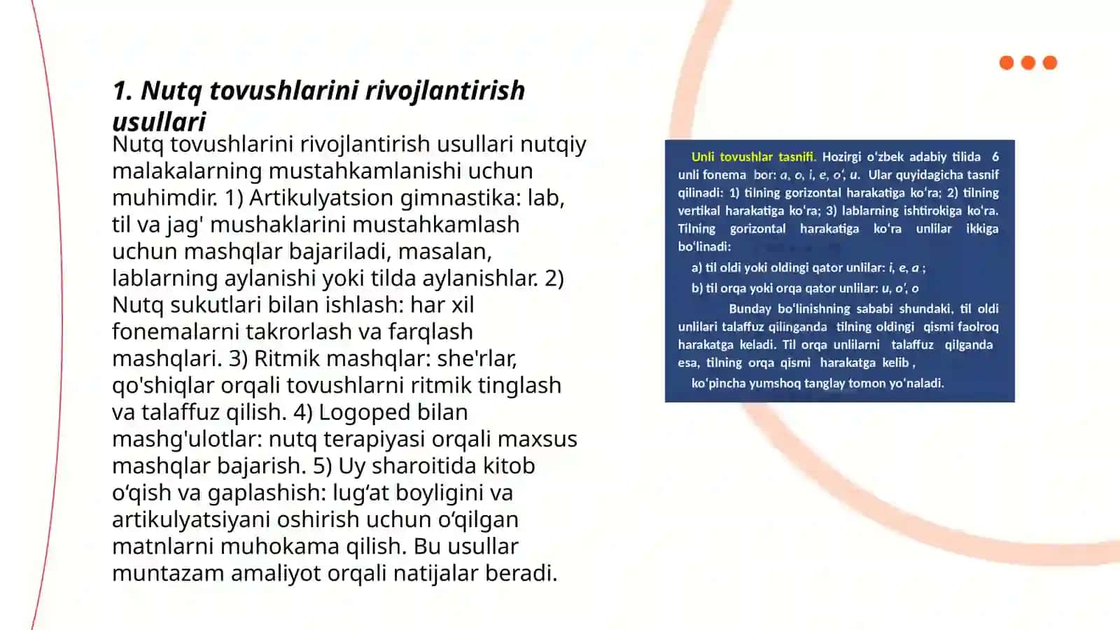 Nutq tovush madaniyatni tarbiyalash 3