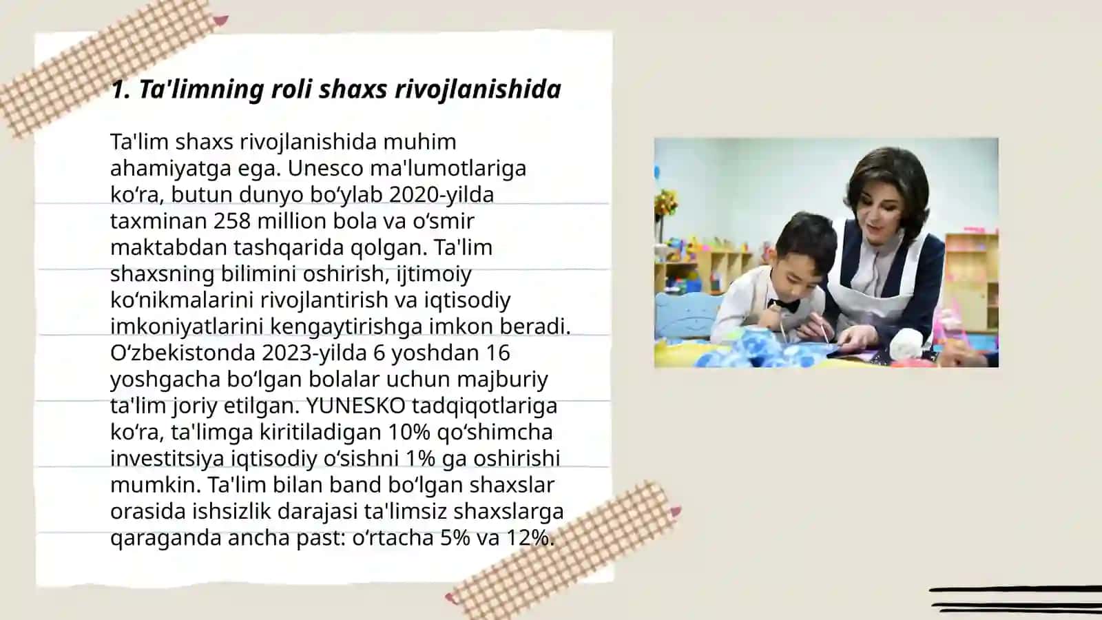 Bola shaxsini rivojlanish omillari 3