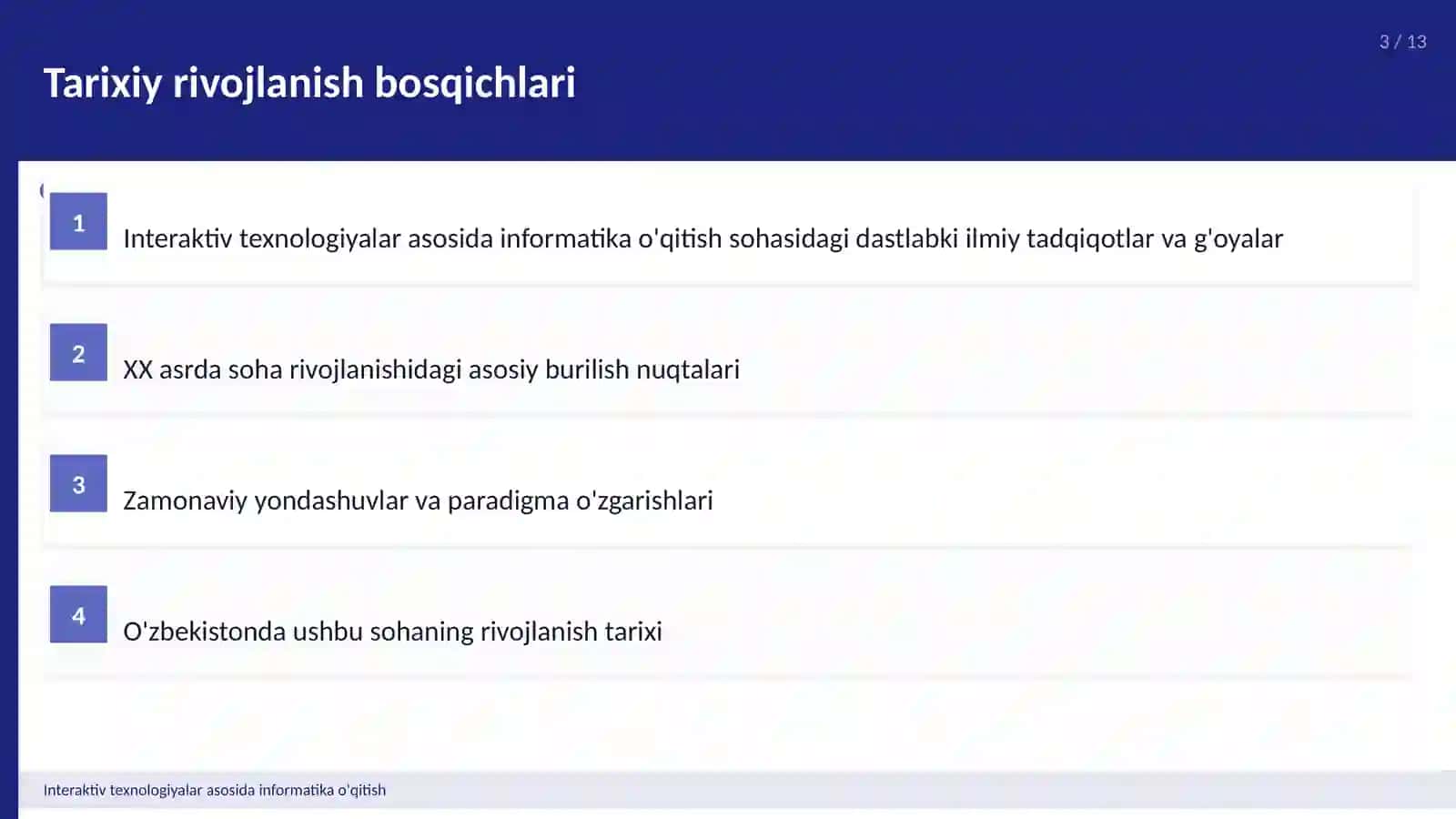 Interaktiv texnologiyalar asosida informatika o'qitish 3