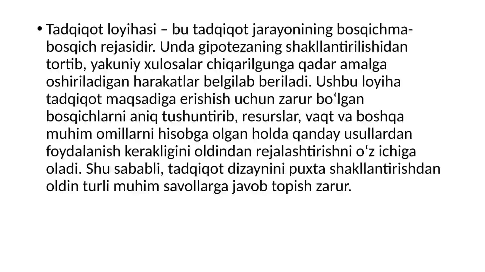 Tadqiqot dizayni 3