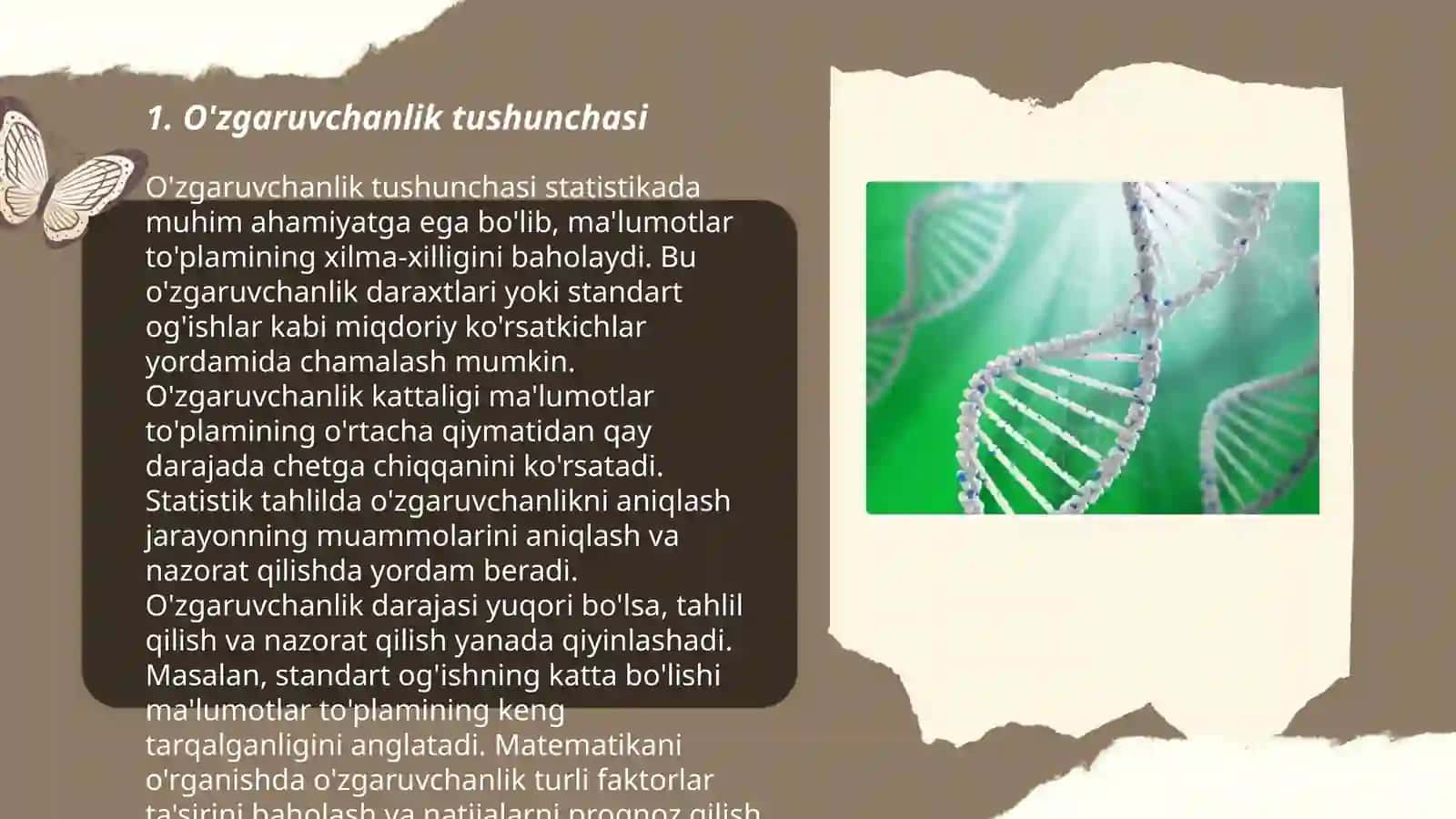 O'zgaruvchanlik:xillari va tibbiyotdagi o'rni 3