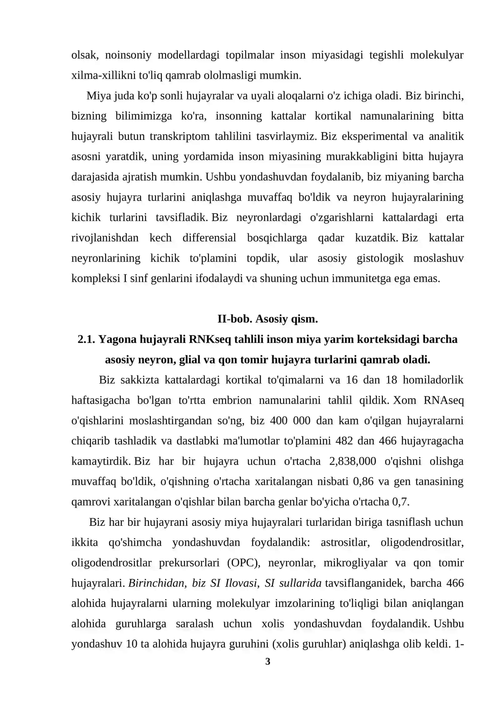 ODAM MIYASI HUJAYRALARIDAGI RNK NI TAHLILI 3