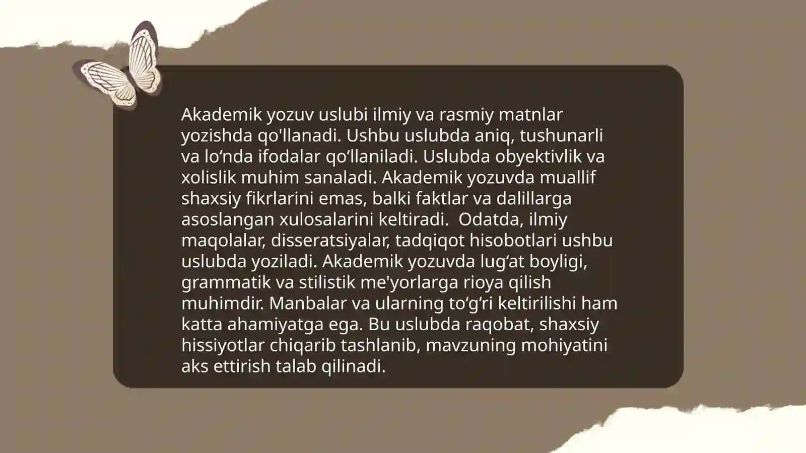 Akademik yozuv tushunchasi 3