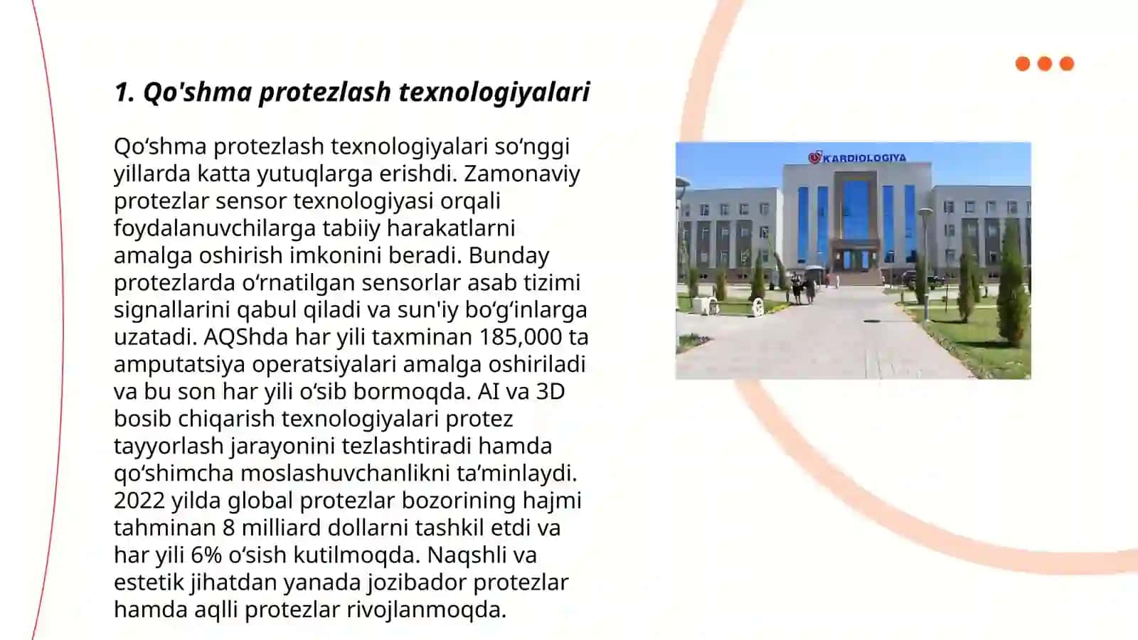Qo'shma protezlash texnologiyalari 3