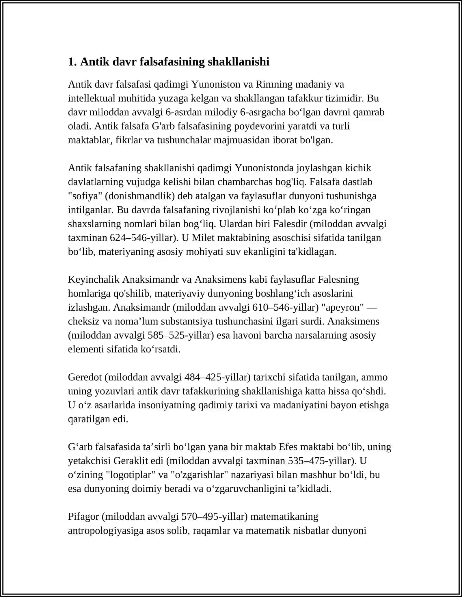 ANTIK DAVRDA TARIX FALSAFASINING OʻZIGA XOS XUSUSIYATLARI 3