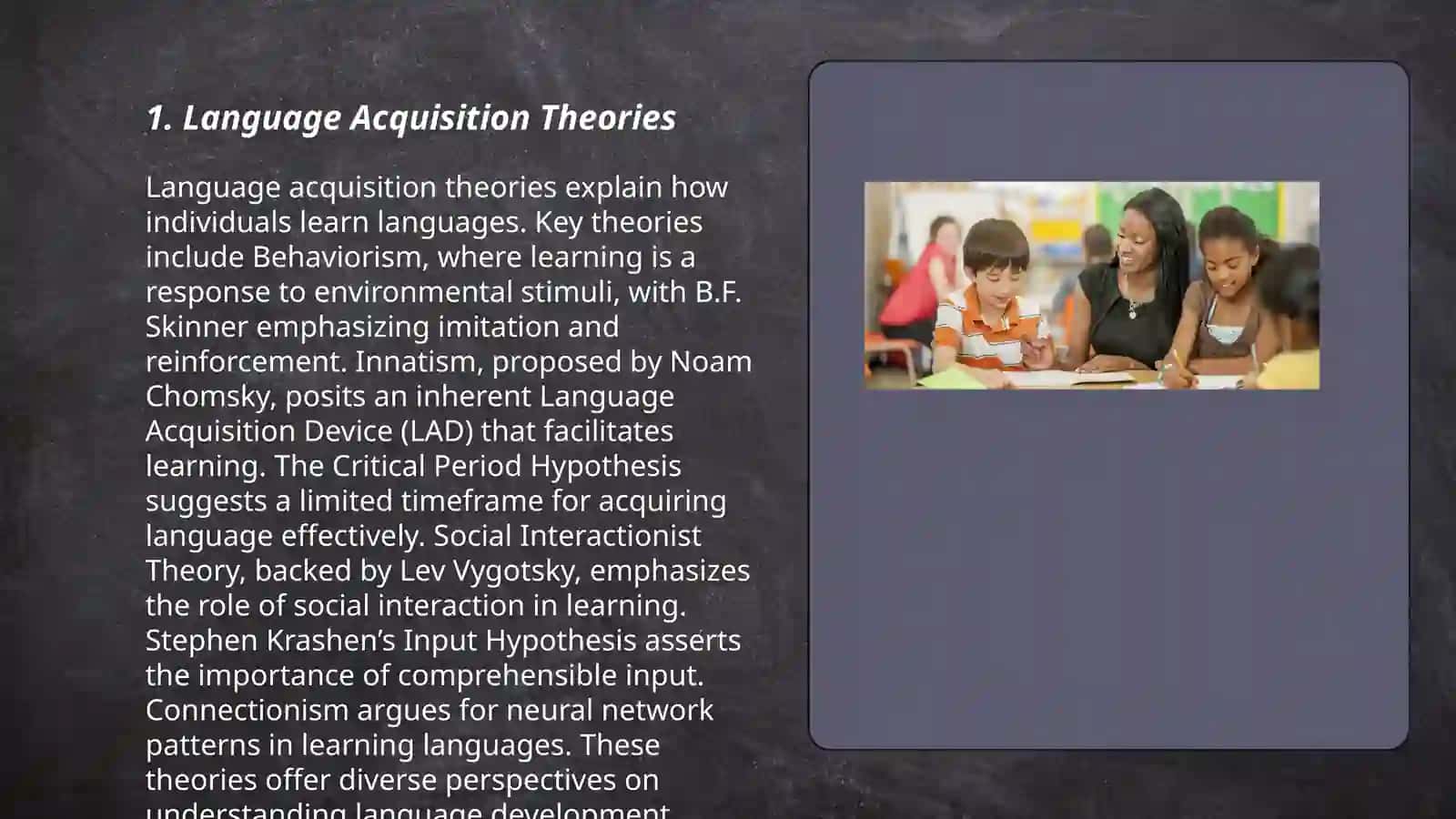 Language Acquisition Theories 3