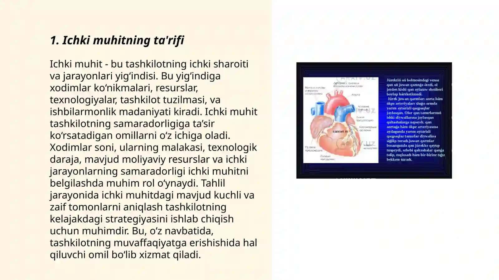Ichki muhitning ta'rifi 3