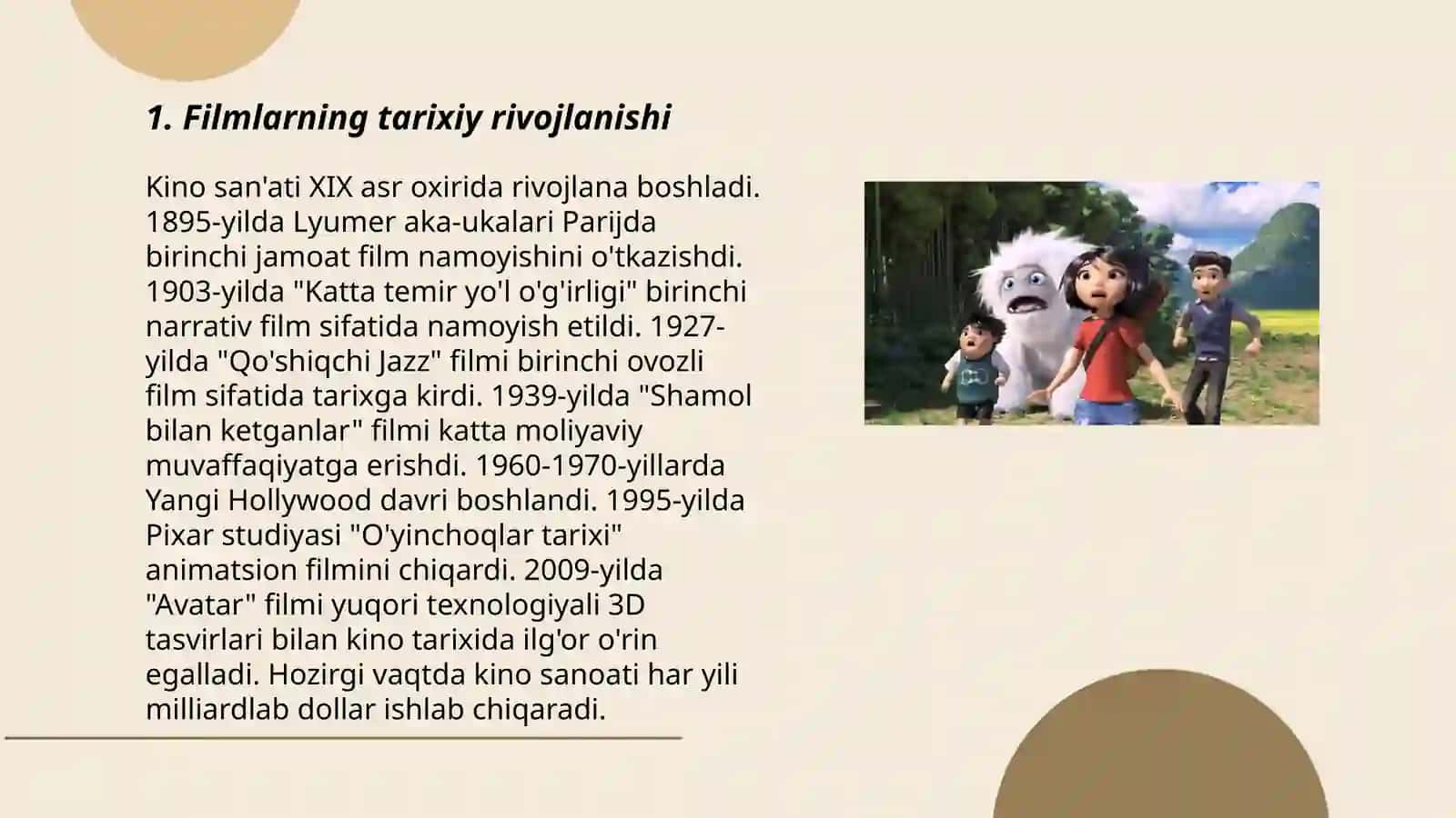 Filmlar va "Ommaviy madaniyat" 3