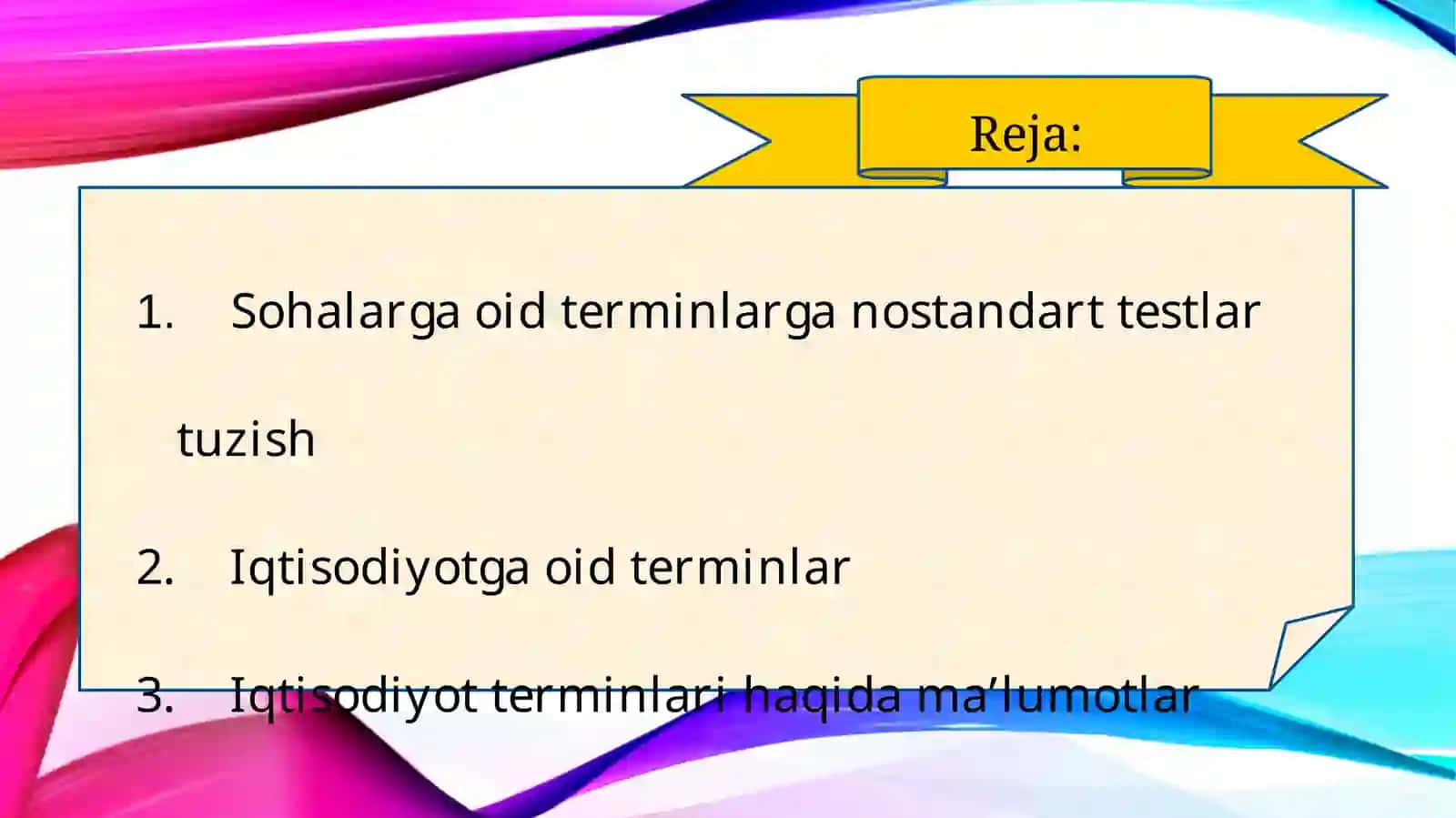Soha texnologiyasiga oid terminlar bo'yacha nostandart testlar 3