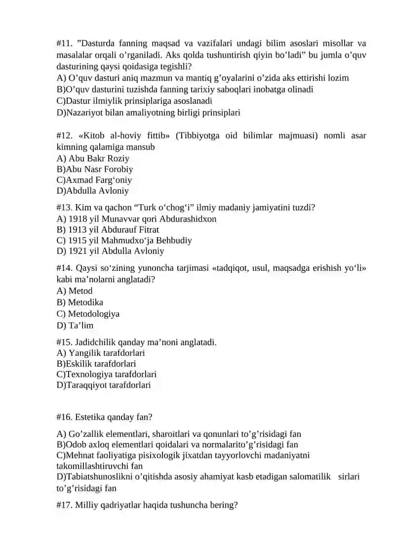 TABIIY FANLAR NAZARIYASI VA METODIKASI 3